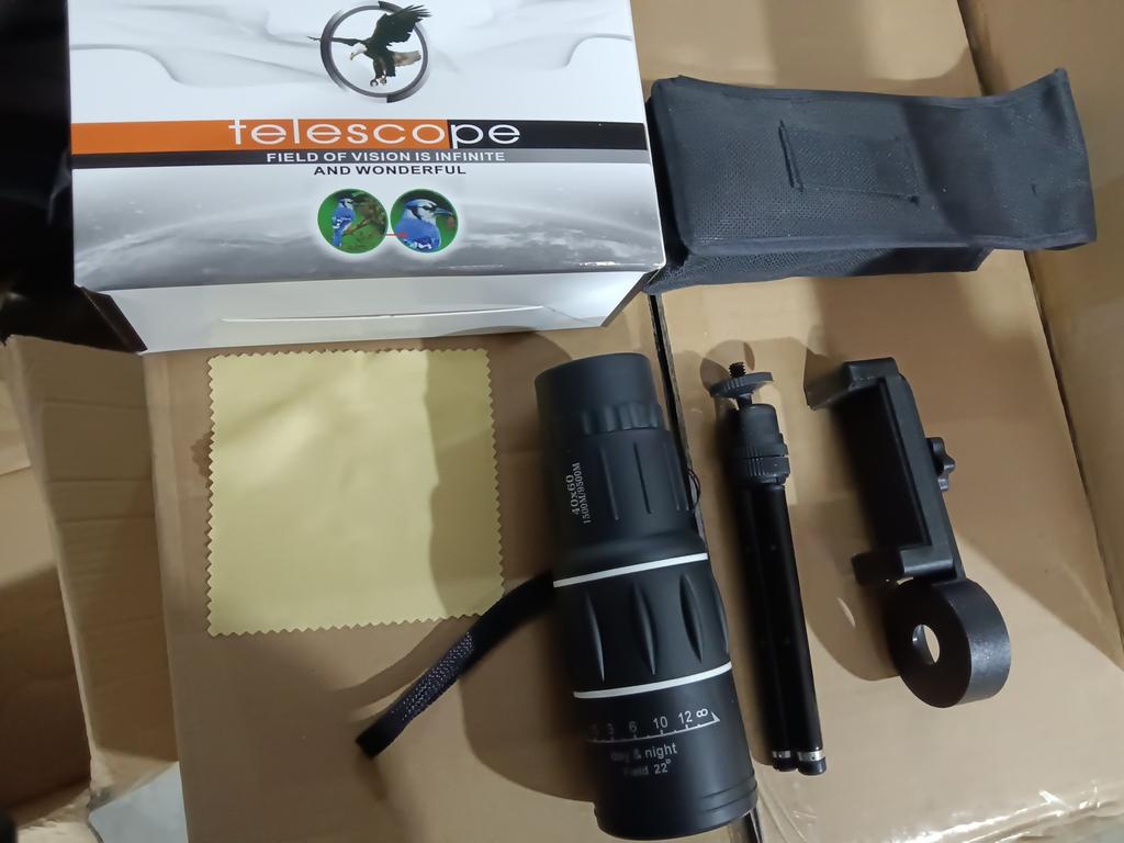 Non-Toxic 40X60 Monocular Telescope Optical Zoom Spotting Scope Fmc Bak4 Long Range Outdoor Portable Bird Watching Target Telescope 16X52