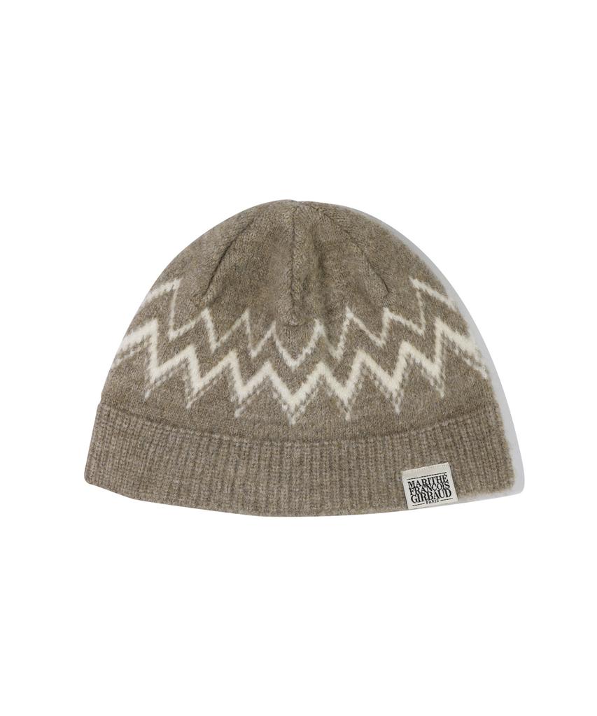 Malittepeulangsowajeobeo Fairisle Beanie Beige