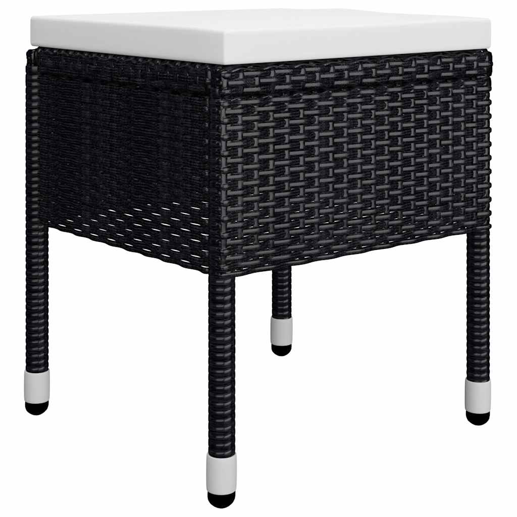 Vidaxl 5-Piece Garden Furniture Set, Black