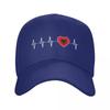 Ny mote albansk hjerteslag Albania flagg baseballcaps unisex kvinner tilpasset justerbar farshatt for voksne våren Snapback sommerhatter