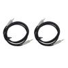 2pcs Headphone Cable 3.9ft 3.5mm Connectors Lossless Sound Quality OFC Woven Wire Headset Cable for 