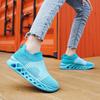 2025 Fashion Yellow Running Shoes for Men Socks Sports Shoes Plus Size 48 Breathable Women Slip-on Sneakers Sock Trainers Men