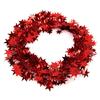 Colored Five-pointed Star Wreath Iron Wire for Home Party Window Wedding Decor