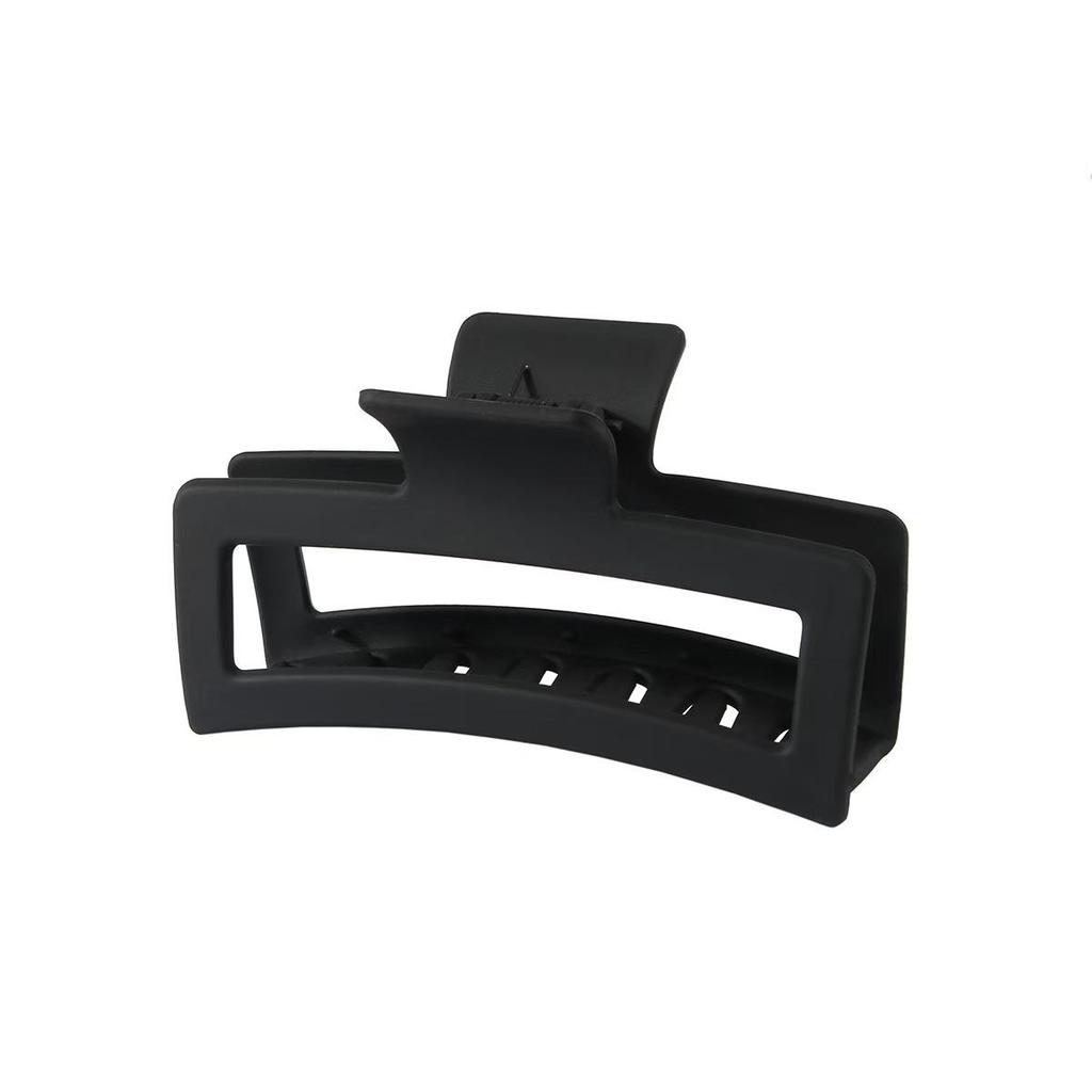 8.5CM x 10.5CM Rectangular Matte PS Hair Clip - Simple Shark Hair Accessory