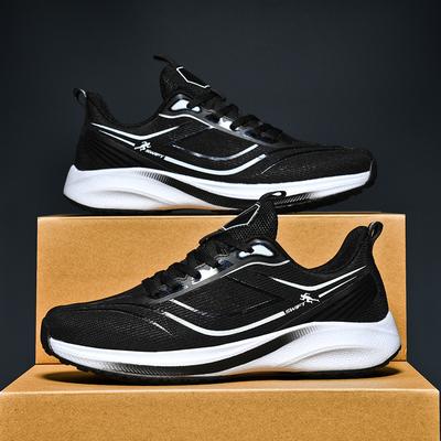 Jugendliche weichsohlige ultraleichte Laufschuhe Sommer atmungsaktive Mesh-Schuhe trendige vielseitige Herrenschuhe rutschfeste Sport-Freizeitschuhe