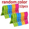 4-24Pcs Beach Towel Clips Chair Clips Towel Holderplastic Clothes Pegs Hanging Clip Clamps Yellowbluegreenred