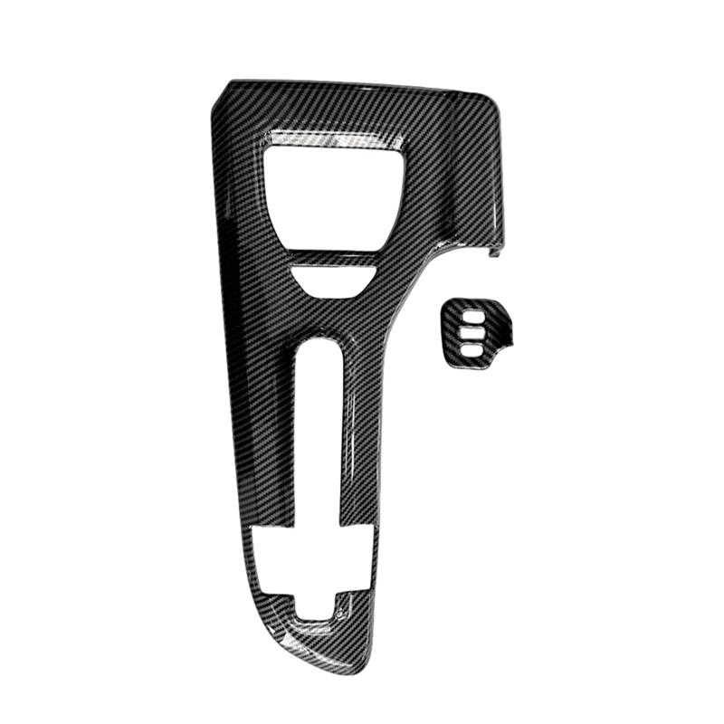 For Toyota Crown  2024 LHD ABS Carbon Fiber Console Gear Shift Knob Panel Cover Trim Interior Parts-M53K