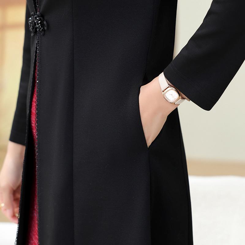 Mom's 2025 Spring Slimming Two-Piece Dress for Mid-Aged Women