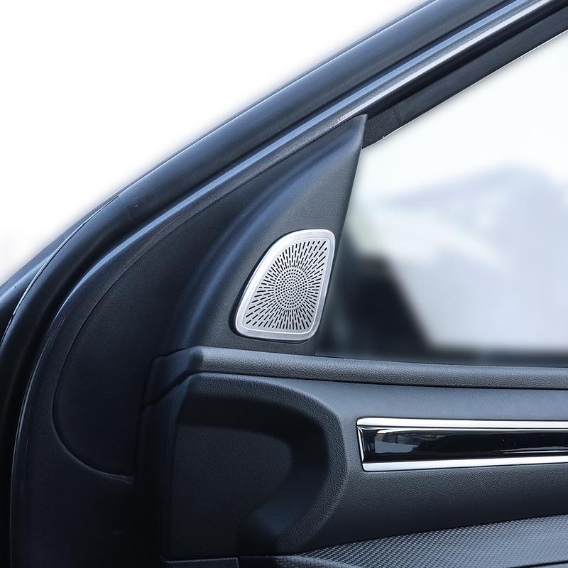 Interior Accessories For Hyundai Tucson NX4 -2026  Stainless Steel A-Pillar Audio Speaker Black Cover Trim LHD