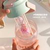 Large capacity straw plastic cup wholesale custom milk tea cup straw cup portable