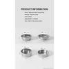 Coffee Filter Basket 51MM Pressurized Double Layer Stainless Steel For Delonghi Portafilter Barista Tools Espresso Accessories