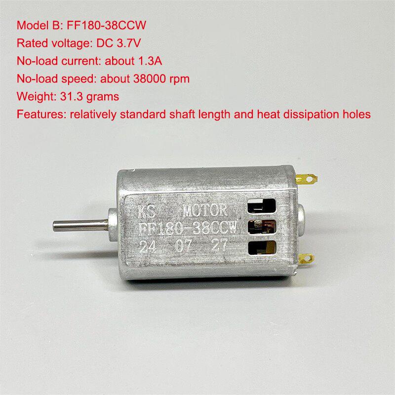 1Pcs Mini 180 Carbon Brush Motor Ff180 Dc 3.7V High Speed Motor Cooling Hole For Rc Aircraft Toy Car Engine