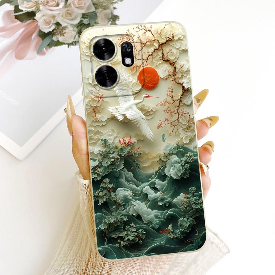 Für Honor X6d 5G Hülle LNA-NX1 Coole Eulen-Drachen-Bemalte Abdeckung Weiche TPU Matte Handyhülle Für Honor Play 60A Play60A HonorX6d Fundas