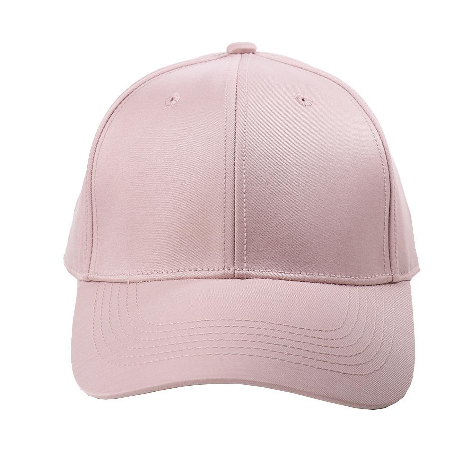 Outdoor simple student sports cap adjustable hat curved brim baseball cap solid color sports and leisure sunshade cap