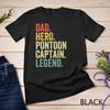 Mens Funny Pontoon Boat Captain Dad Boating Unisex T-shirt