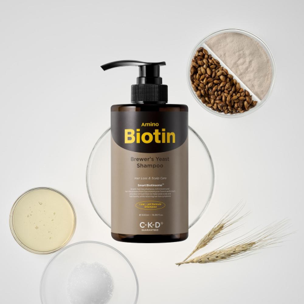 Ckd Guaranteed Shampoo 500ml Amino Biotin Beer Yeast NONE