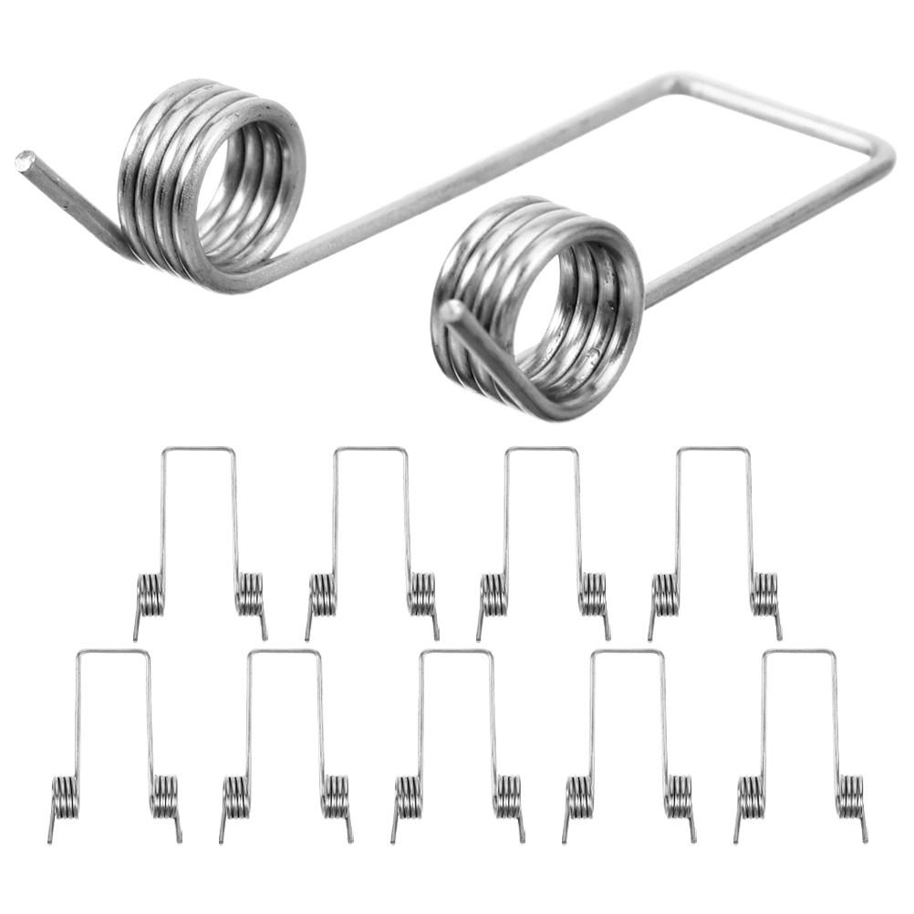 10Pcs Spring Parts Torsional Replacement Springs for Trash Can Lid Storage Bucket Wire Torsional Springs Small Spring