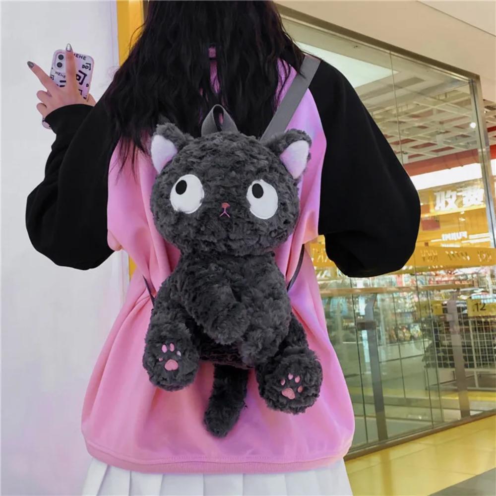 Women Cute Penguin doll shoulder bag girl plush Backpack 2024 new cartoon bag