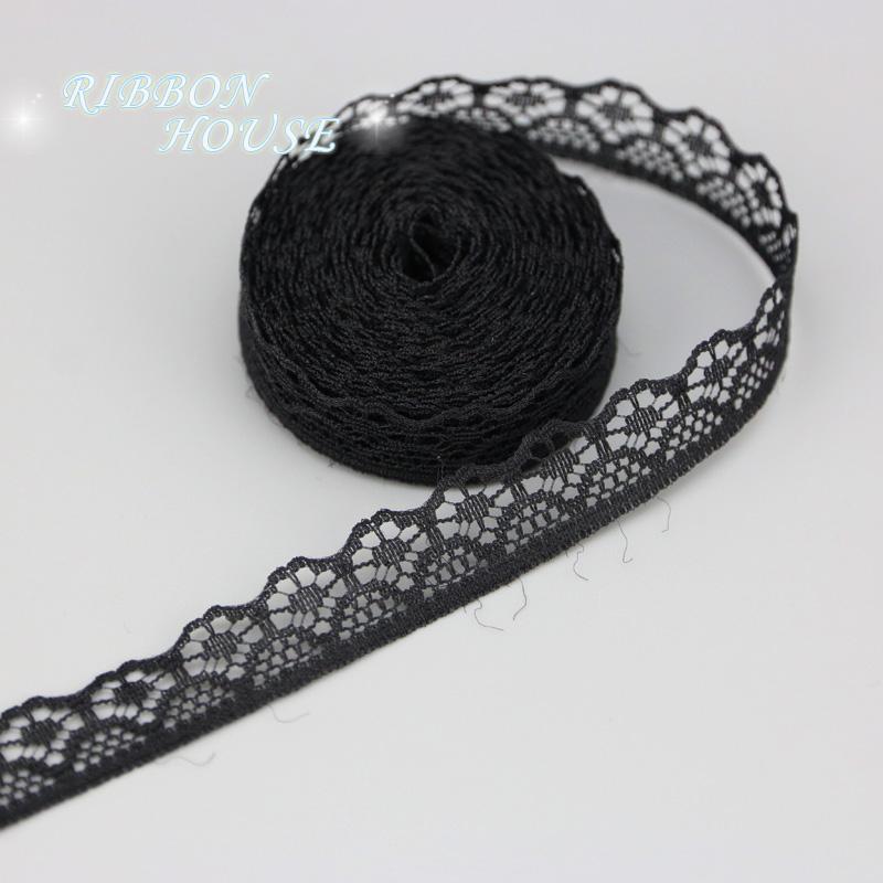 (20 Yards/roll) 15mm White Lace Fabric Webbing Decoration Packing Material Pink Red Blue