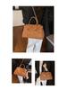 Women's Large Capacity Suede Crossbody Bag - 2025 New Autumn/Winter High-End Commuter Platinum Tote