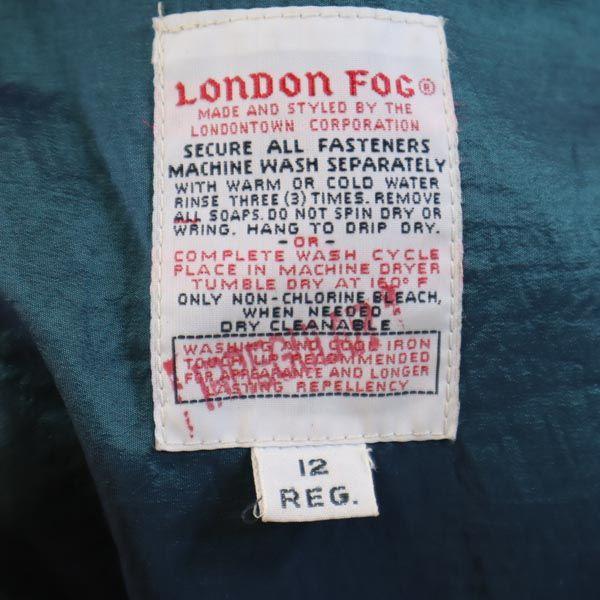 LONDON FOG 80s 90s With liner Long sleeve Long coat 12 Green system Women Used