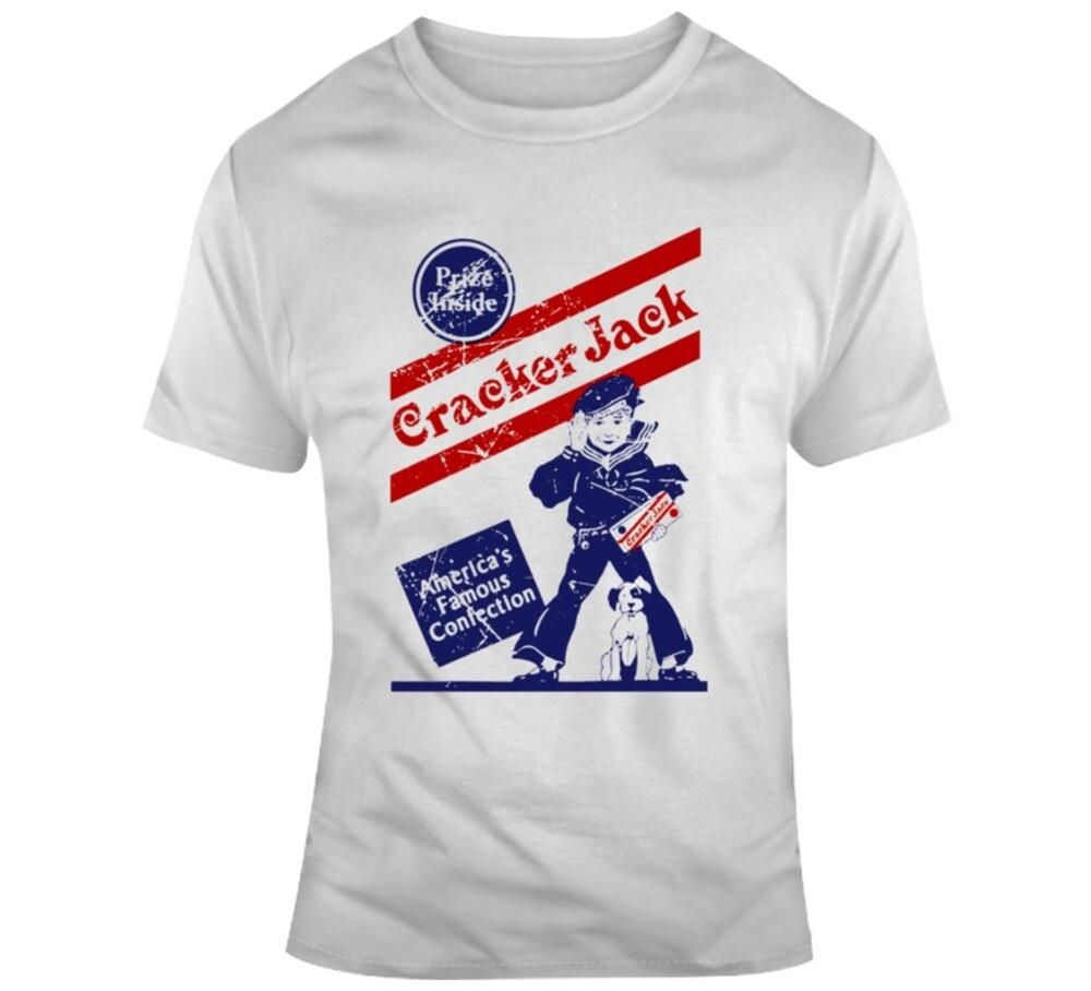 

Retro Cracker Jack Advertisement Distressed T Shirt 3XL
