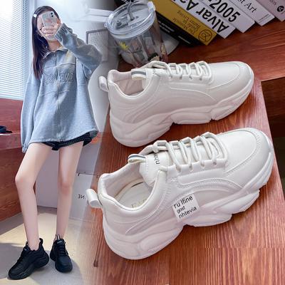 Version coréenne des chaussures pour femmes Student Daddy, nouvelles baskets de course respirantes de printemps, chaussures décontractées à la mode