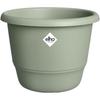 ELHO Flower Pot Amiga Round 35 - Green - Ø 34.5 X H 26 Cm - Outdoor - 100% Recycled