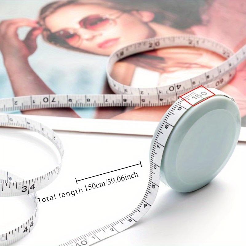 Random 1pc Compact & Portable PVC Tape Measure - Ideal for Body Measurements, Waist, Chest, and Clothing Fit - Lead-Free
