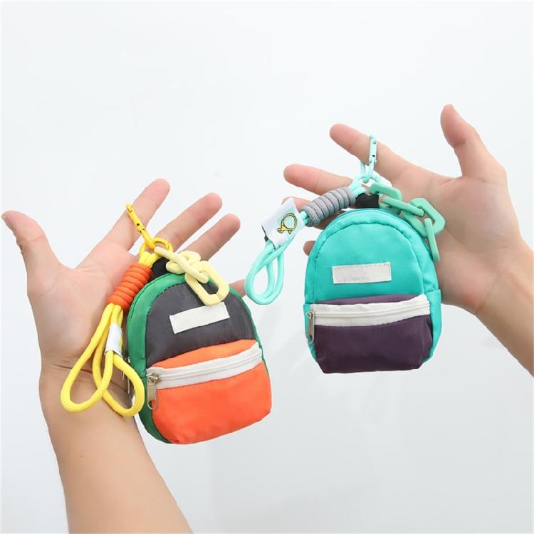 Versatile Backpack Keychain Charm Portable Miniature Backpack Keychain Stylish Keyring Charm For Travel And Sports