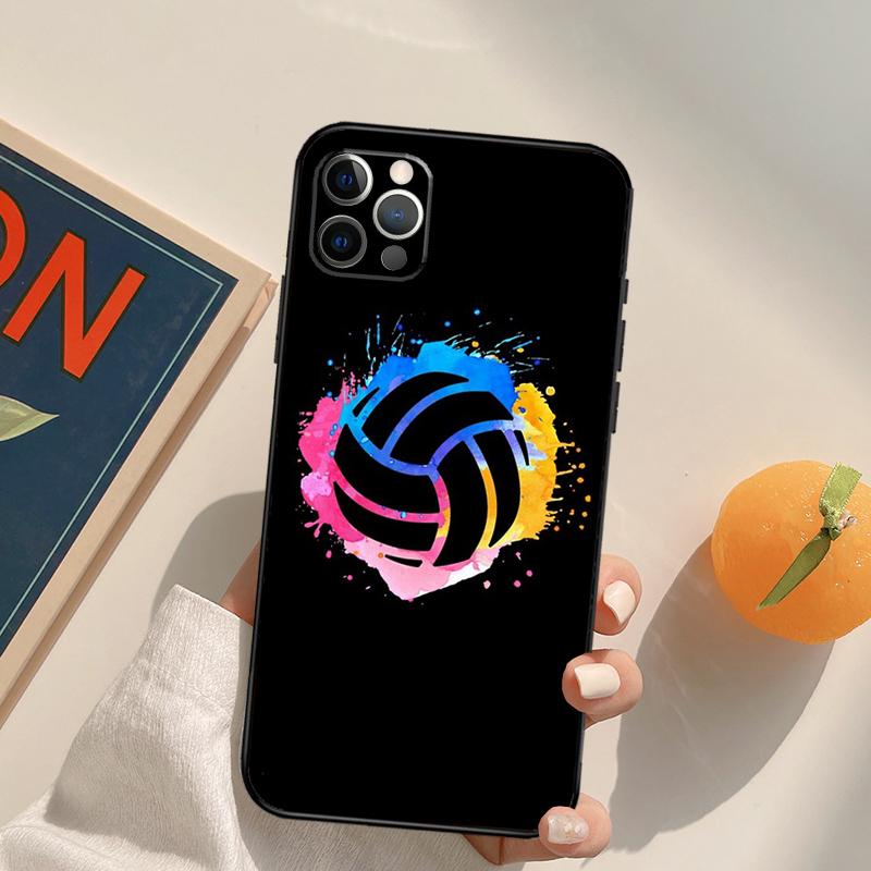 

Volleyball Funda Case For iPhone 15 14 16 Pro Max 11 12 13 Pro Max Mini XR 16e 16 15 Plus Phone Cover iPhone XR
