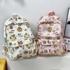 Kawaii Cartoon Capybara Backpack Funny Large Capacity Capybara School Bag Student Laptop Bag School Backpack for College Student
