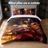 Set Biancheria da Letto Design Naruto 1 Copripiumino + 2 Federe Morbido Traspirante Biancheria da Letto per la Casa