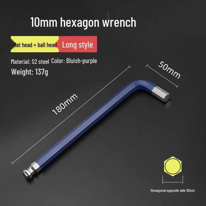 Bangyuan Industriequalität Farbiger Sechskantschlüsselsatz (1.5-10MM)