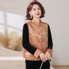 Gold Velvet Top: Elegant Chinese Style Spring & Autumn Jacket for Middle-Aged Women - Perfect Gift for Mother's Day