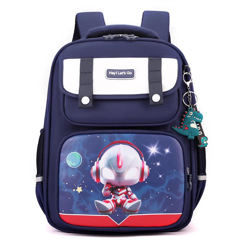 Cute And Spacious Children's Backpack For Grades 1 To 3 With Cartoon Design And Comfortable Shape