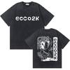 Washed Vintage Rapper Bladee  Hip Hop Oversized Tshirt Drain Gang Graphic Tshirt Men Women Fashion Artistic Sense T Shirts