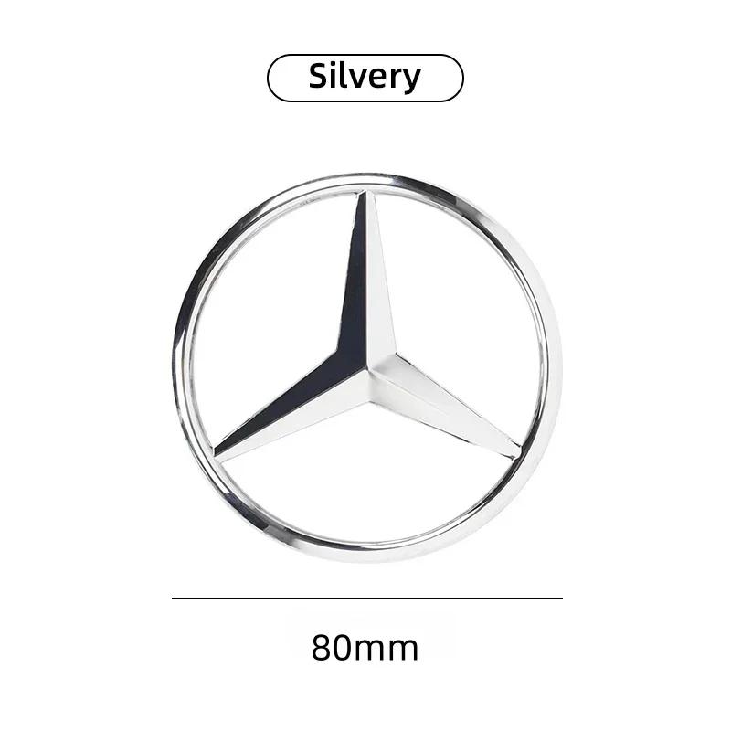 

New C200 E200 For Mercedes Benz 1Pc 8cm ABS Car Rear Decal Trunk Emblem for Mercedes Benz W204 New GLS SLK CLASS CLS500 CLS400