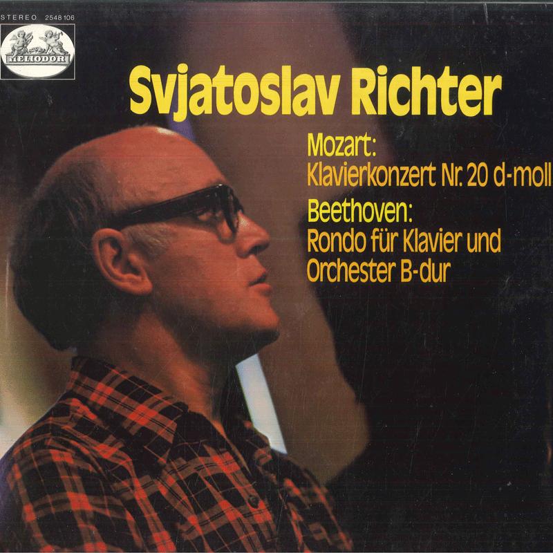 

LP Record SVIATOSLAV RICHTER Mozart Klavierkonzert Nr 20 Dmoll 2548106 HELIODOR Germany Classical Used