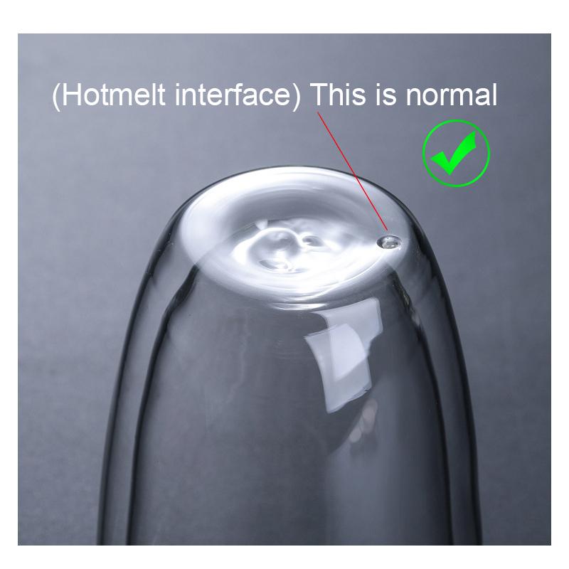 2-6 STK 80 ml doppelschichtige Isolierglastasse aus Borosilikatglas Kaffee-/Milchbecher Teetasse Restaurant Haushaltstrinkgeschirr Geschenk