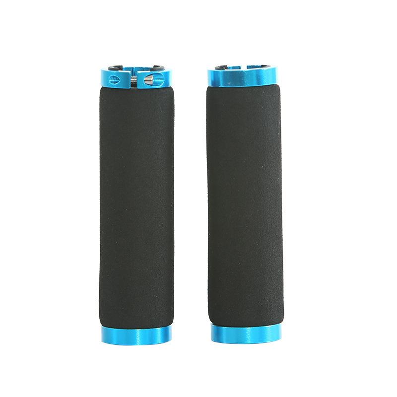 Bicycle Sponge Handle Cover, Unilateral Bilateral Locking Mountain Bike Grip, Non-slip Sweat-absorbing Foam Handle Gloves