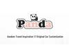 Panda Mini Linen Full Coverage Car Seat Cushion for All Seasons