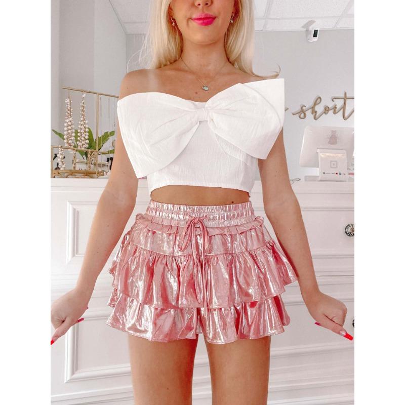 

Однотонная юбка Юбка с баской Женская юбка S