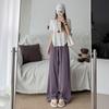 Washed Tencel Jeans Women's Spring Thin High Waist Straight Wide Leg Pants New Loose Casual Sickle Pants