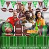 Rugby Geburtstagsparty Dekoration Set - Super Bowl Fan Banner & Ornamente