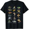 Things I Do In My Spare Time Fishing Bass Funny Fisherman T Shirts Master Baiter Fish Tee Short Sleeve Unisex Loose Clothing