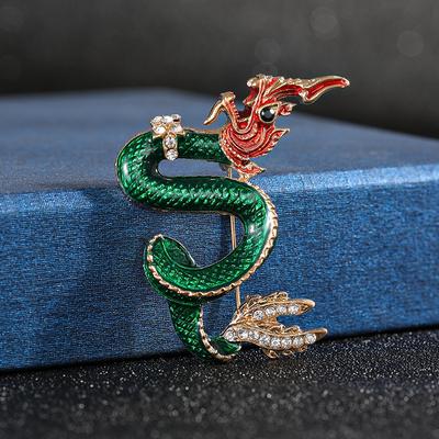 Totem Drache Typ Drachenjahr Sternzeichen Tropfendes Öl Zubehör Trendige Brosche