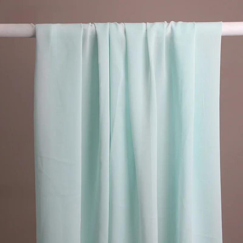 100x150cm Chiffon Fabric Clothing Wedding Decoration Avocado Green Sage Mint Yarn Layout Gauze DIY Home Deco Dress Material