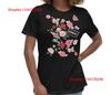 Sobriety T Shirt Unisex Fashion Roses Recovery Sober Vintage Stretched Breathable Casual Versatile Streetwear