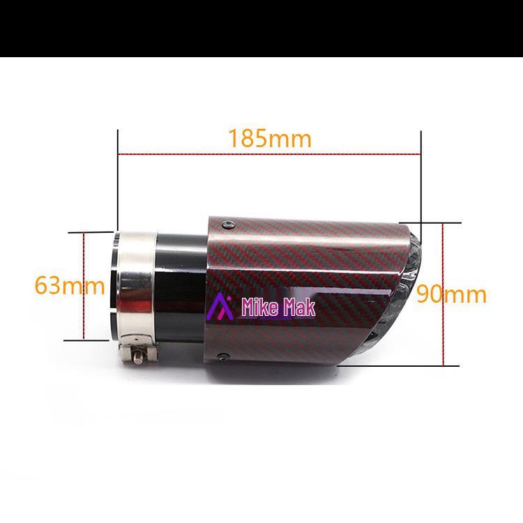 Cayenne-Style Carbon Fiber Exhaust Tailpipe for Various Cars